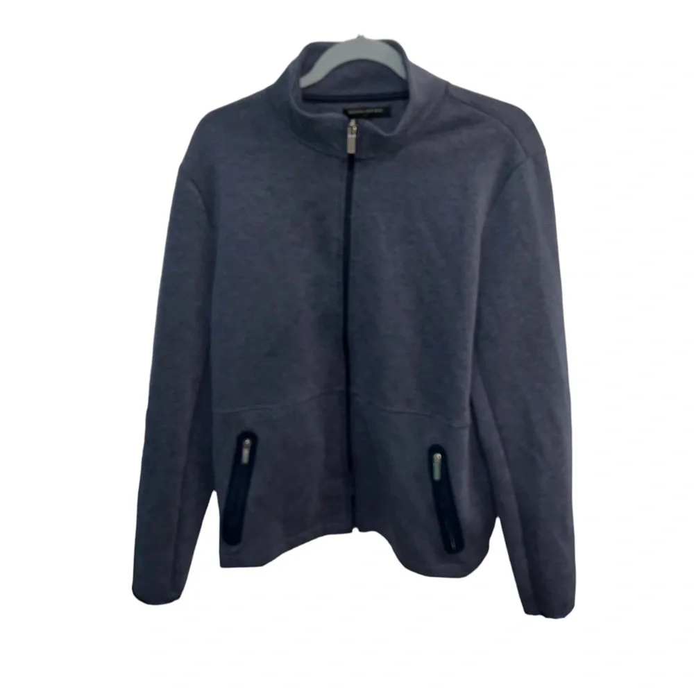 Banana Republic Dark Blue Zippered Jacket ~ Medium